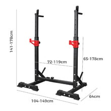 Maude Adjustable Squat Rack